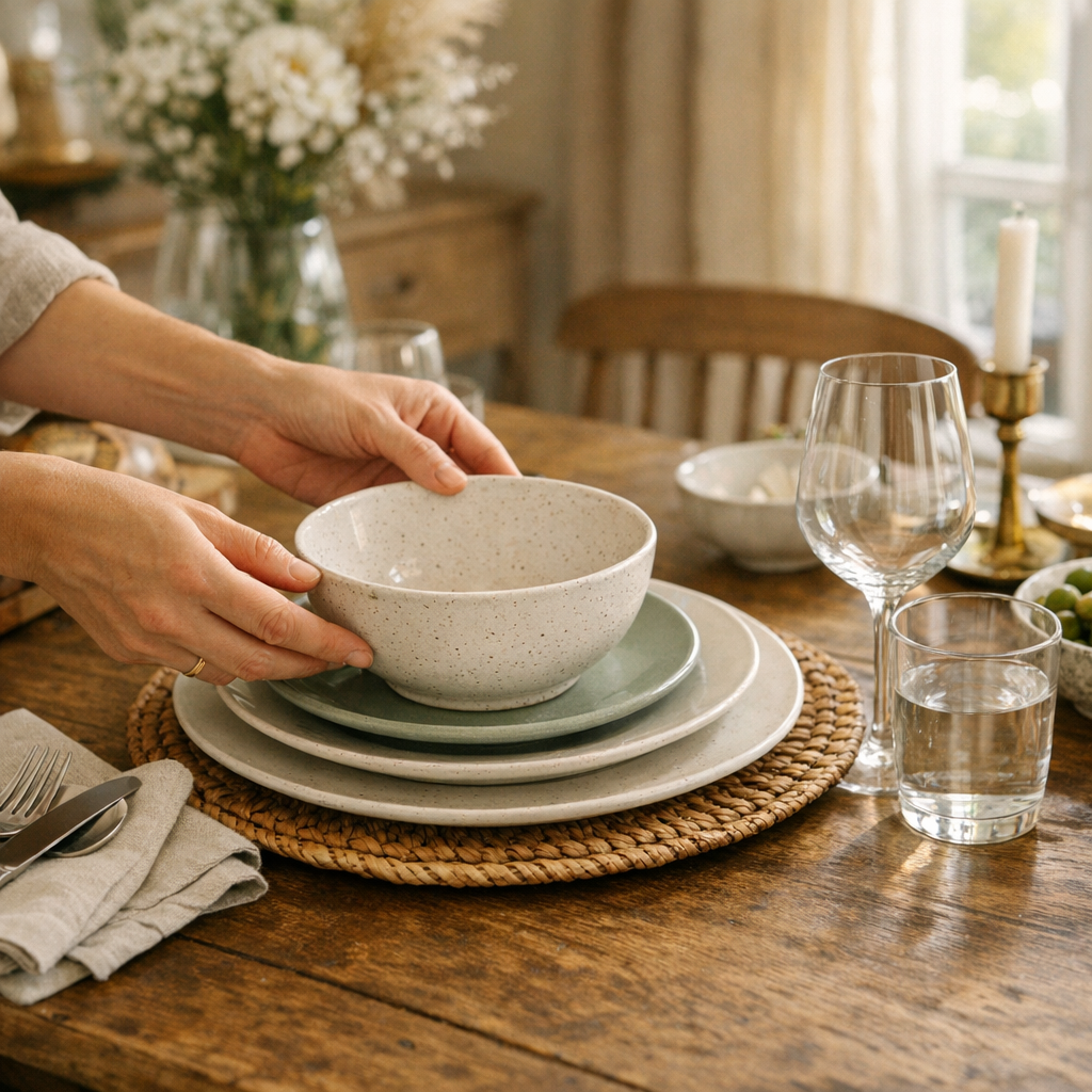 Je compose une table Maisons du Monde belle et facile à vivre