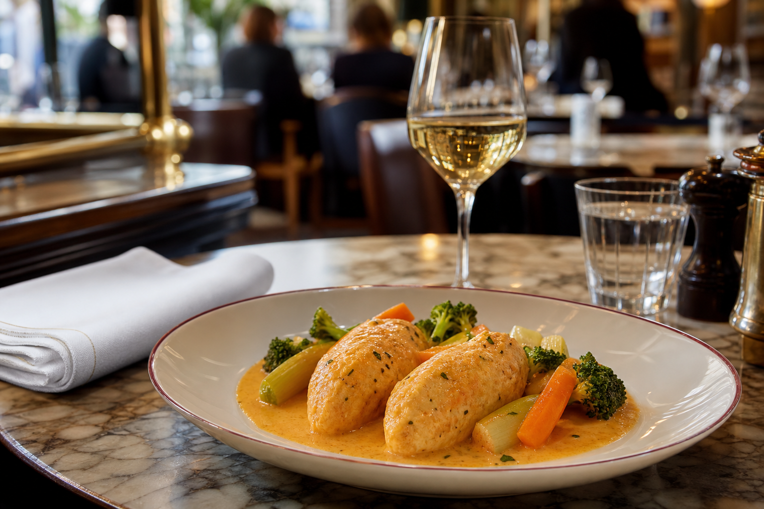 La brasserie Bouillon Baratte sert une cuisine populaire près d’Opéra