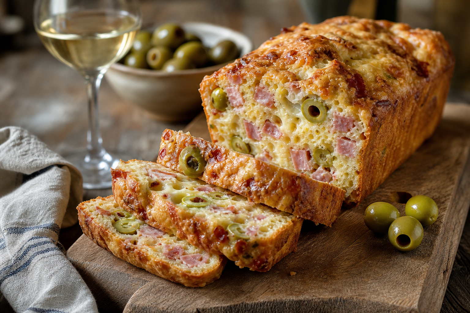 Le cake jambon olive, une recette moelleuse à partager