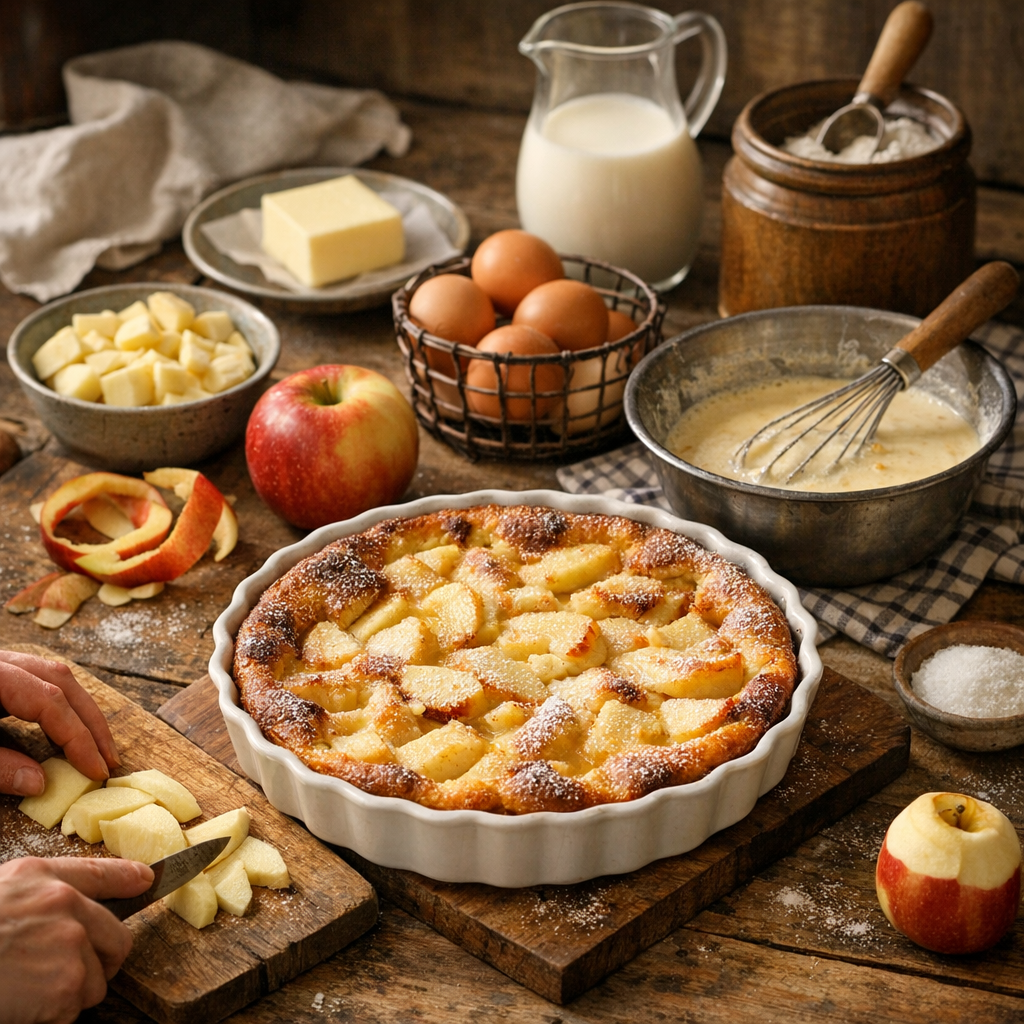Préparation : comment obtenir un clafoutis entre fruit fondant et flan