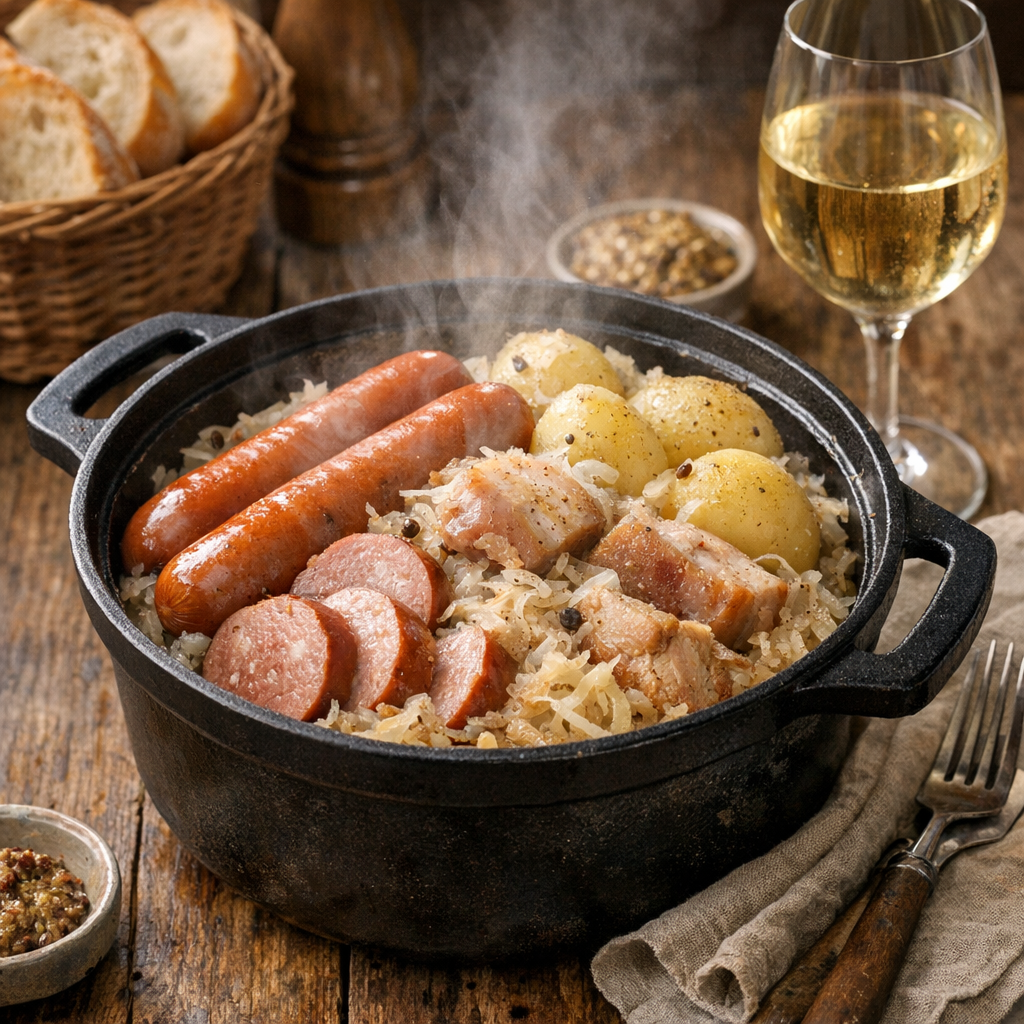 Comment réussir une bonne choucroute cuite à la maison