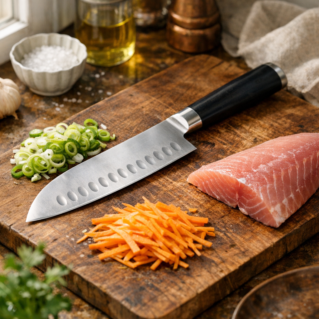 Comment choisir un couteau japonais santoku sans se tromper
