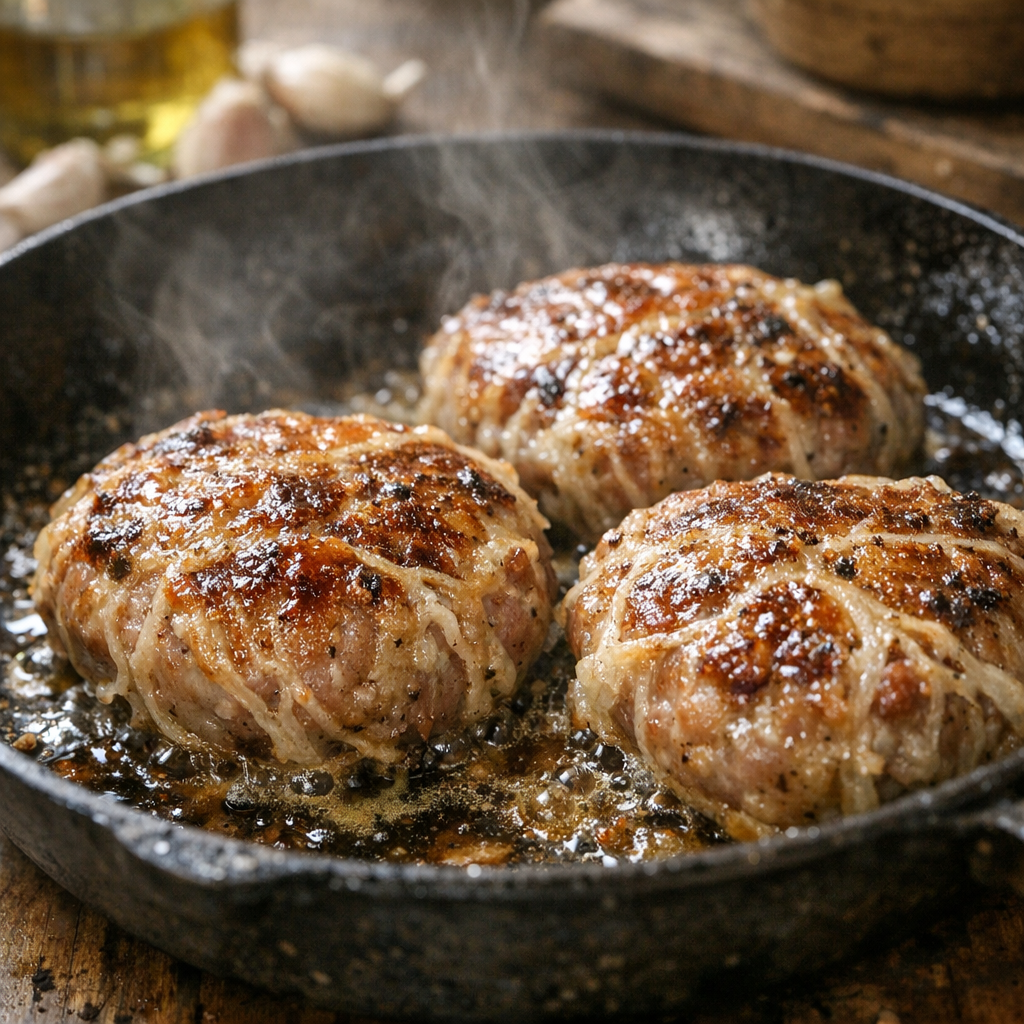 Comment réussir la cuisson des Crépinettes de porc