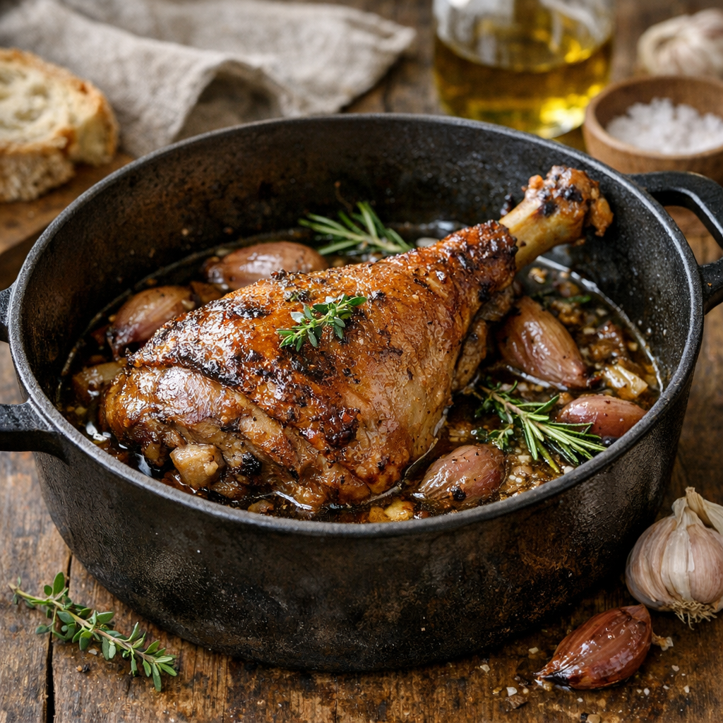 La Cuisse de dinde à la cocotte reste moelleuse en 6 repères