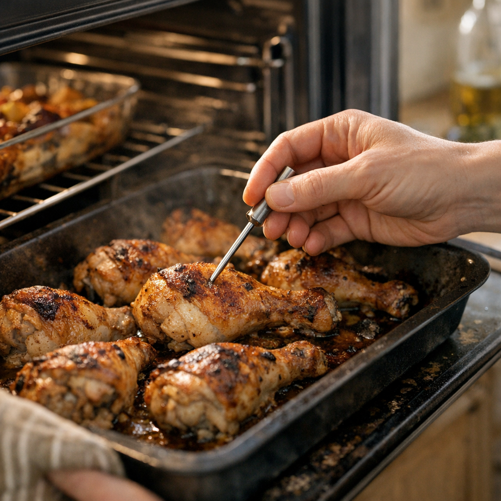 Pourquoi le poulet devient-il dur au four ?