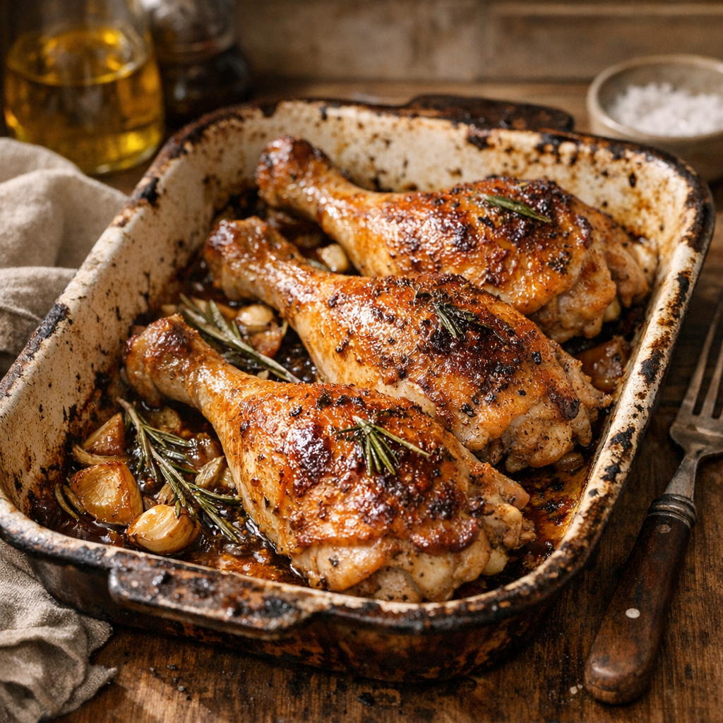 Comment réussir la cuisson d’une cuisse de poulet au four