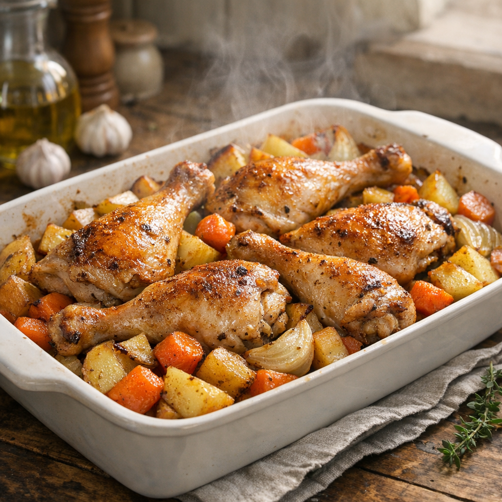 Réussir la cuisson des Cuisses de Poulet au Four sans les sécher