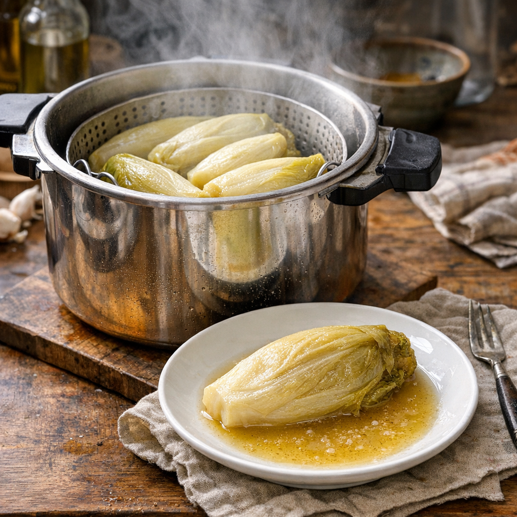 Réussir la Cuisson des Endives en cocotte-minute sans les noyer