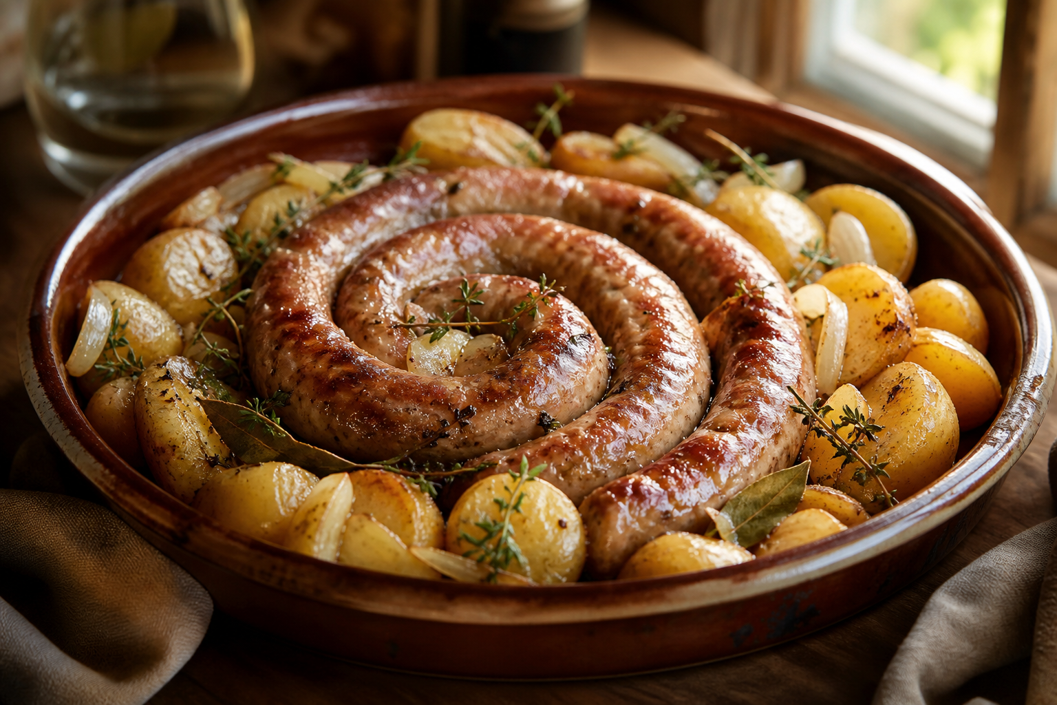 Le saucisson à cuire au four garde tout son moelleux