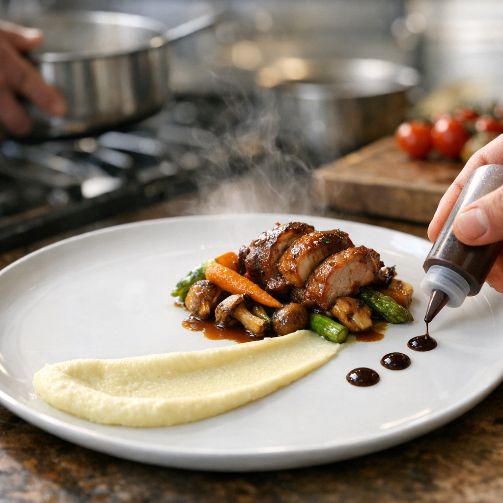 Comment dresser une assiette de purée avec élégance