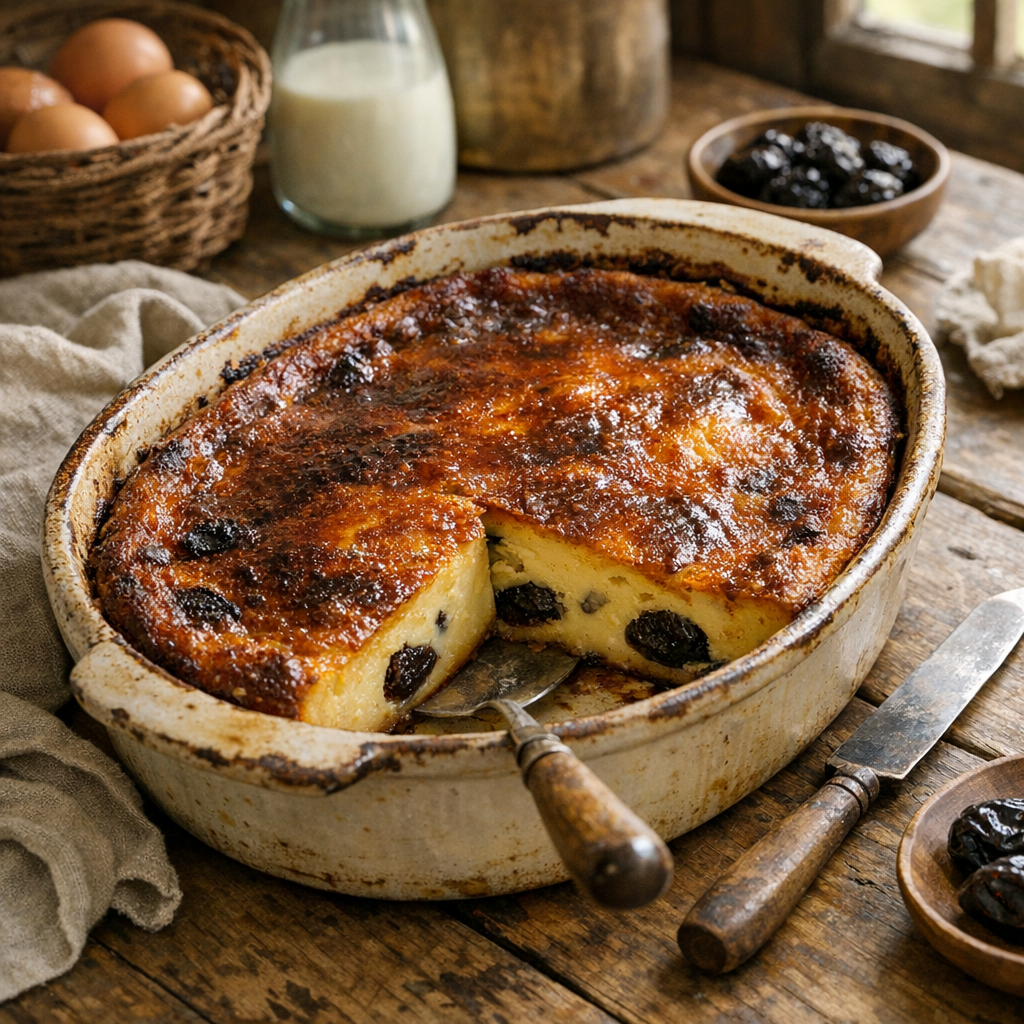 Je vous donne ma recette de Far Breton de Grand-Mère