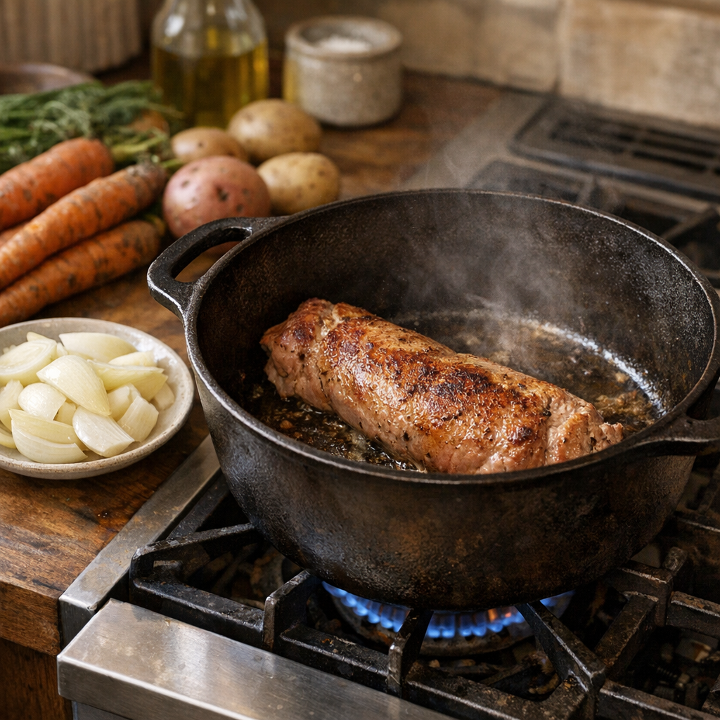 Comment réussir un Filet mignon en cocotte en fonte