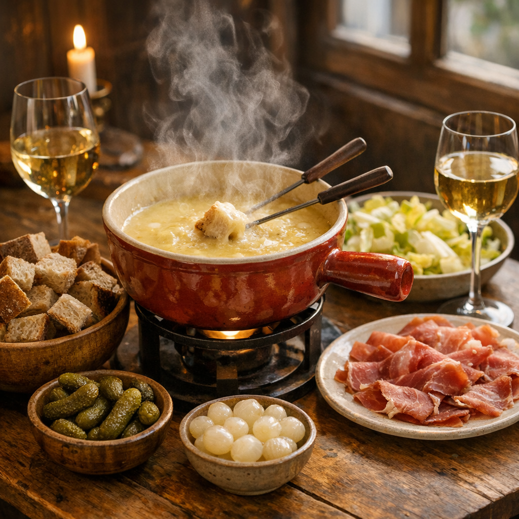 Que servir avec une fondue savoyarde sans alourdir le repas ?