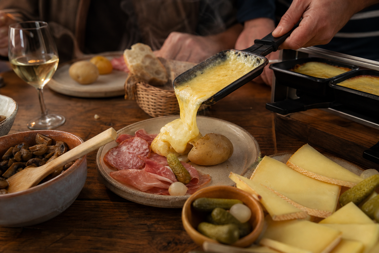 Les fromages pour raclette font une tablée réussie