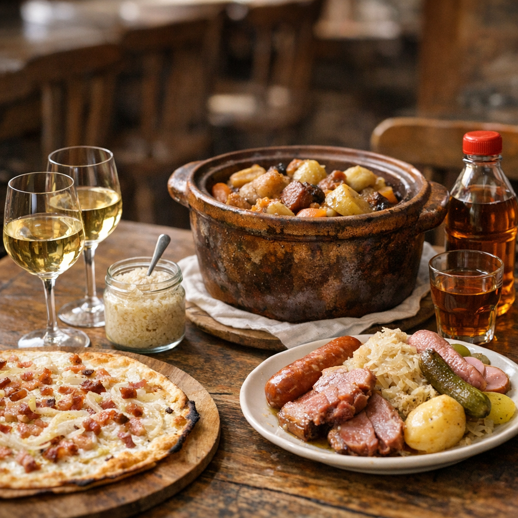La gastronomie en Alsace se goûte mieux quand on sait où s’asseoir