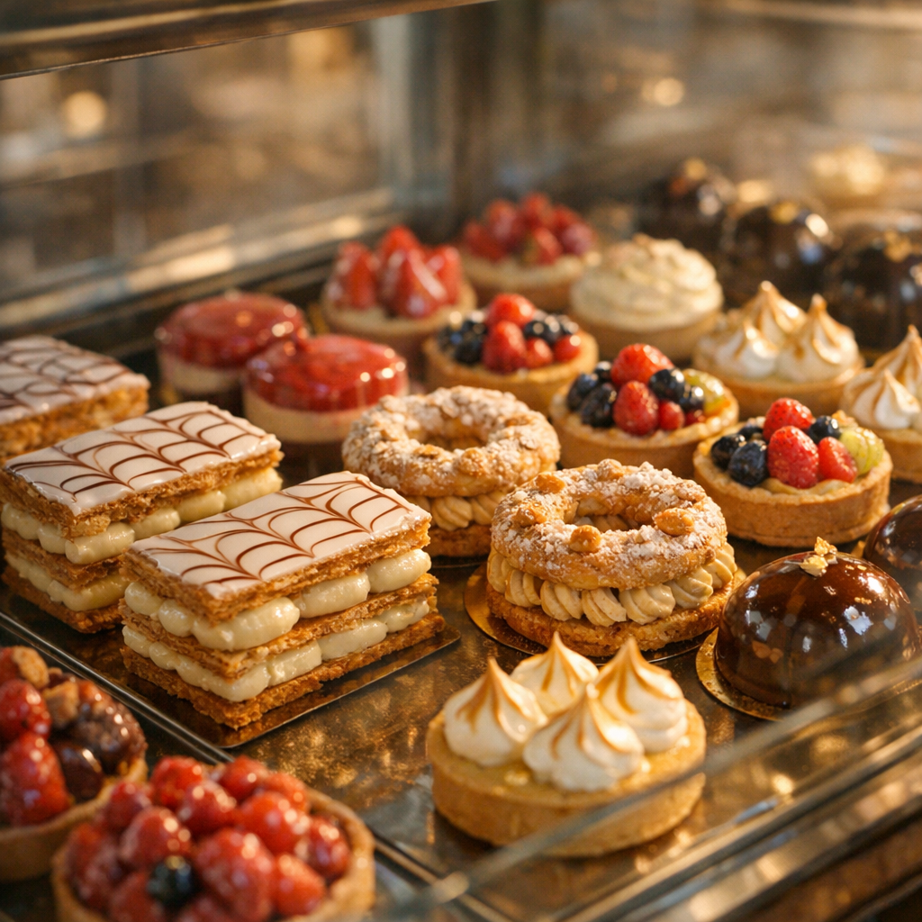 Que veut dire la pâtisserie dans la langue et au comptoir ?