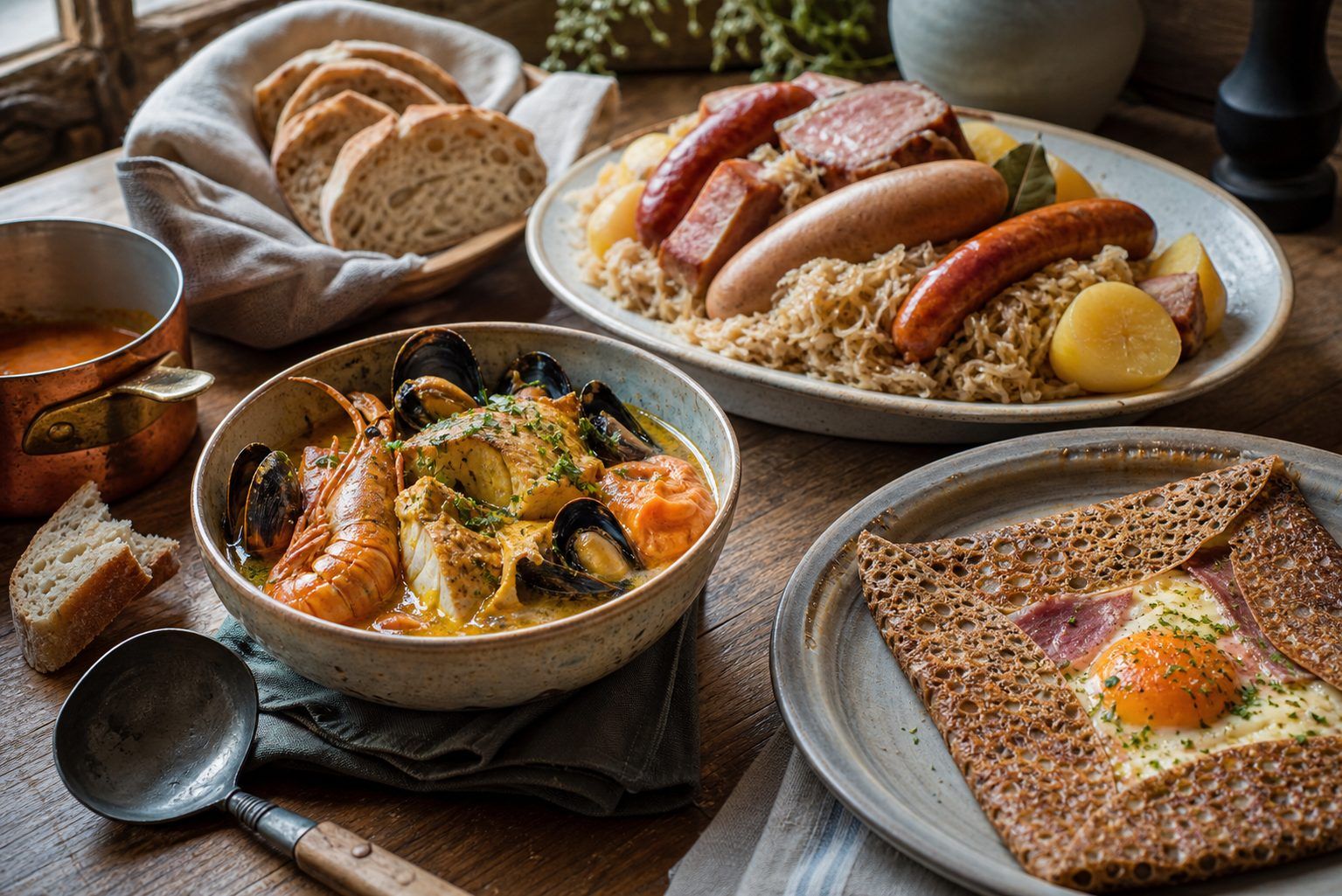Bouillabaisse, choucroute, galette : les spécialités françaises par région