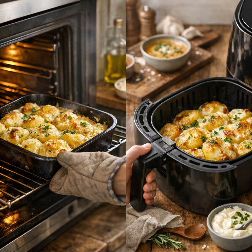 Temps de préparation, texture, sauce : comment choisir entre four et Airfryer