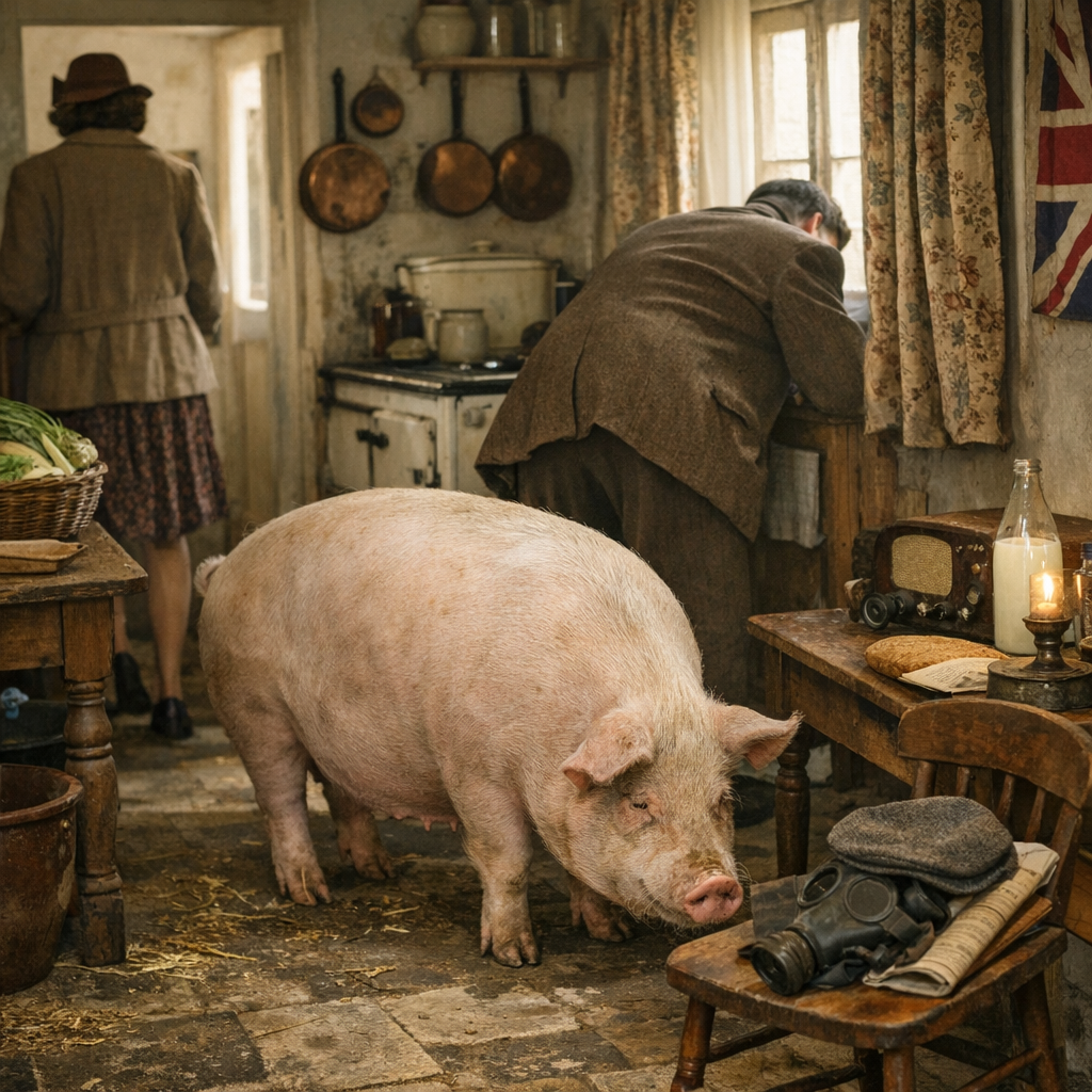 « Porc royal » est-il le titre français de « A Private Function », et à quelle période historique l’intrigue se situe-t-