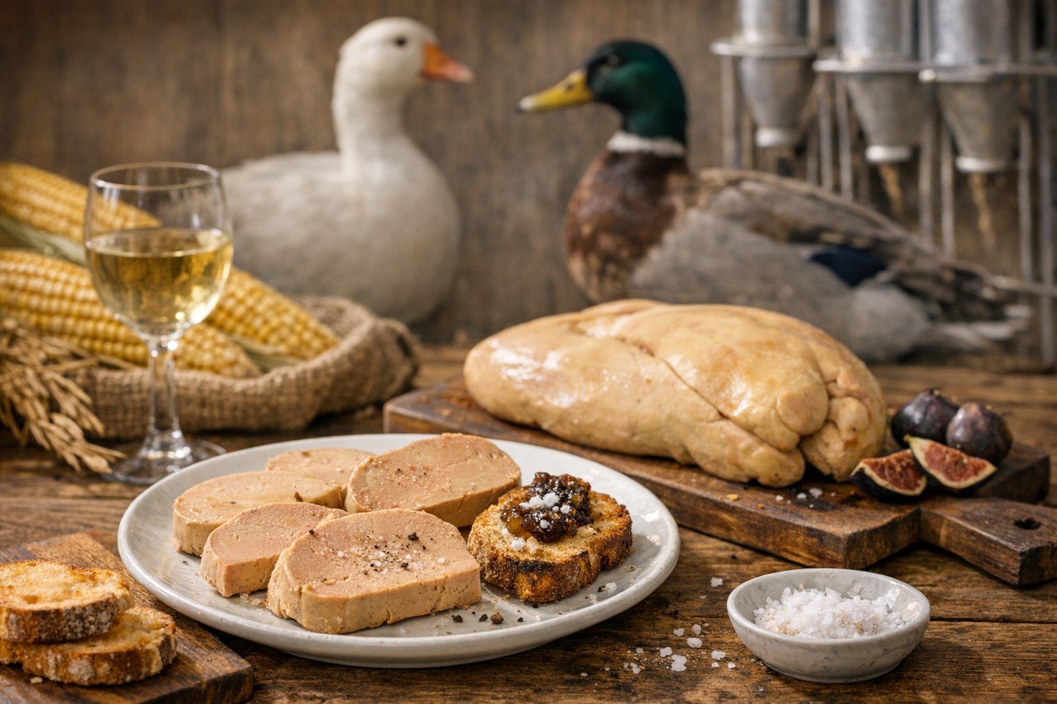 Foie gras&nbsp; : canard ou oie, et pourquoi la question du gavage compte aussi
