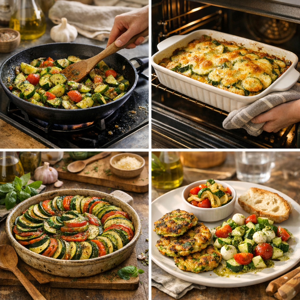 Recettes faciles, mais classées par contexte : poêle, four, tian et trilogie
