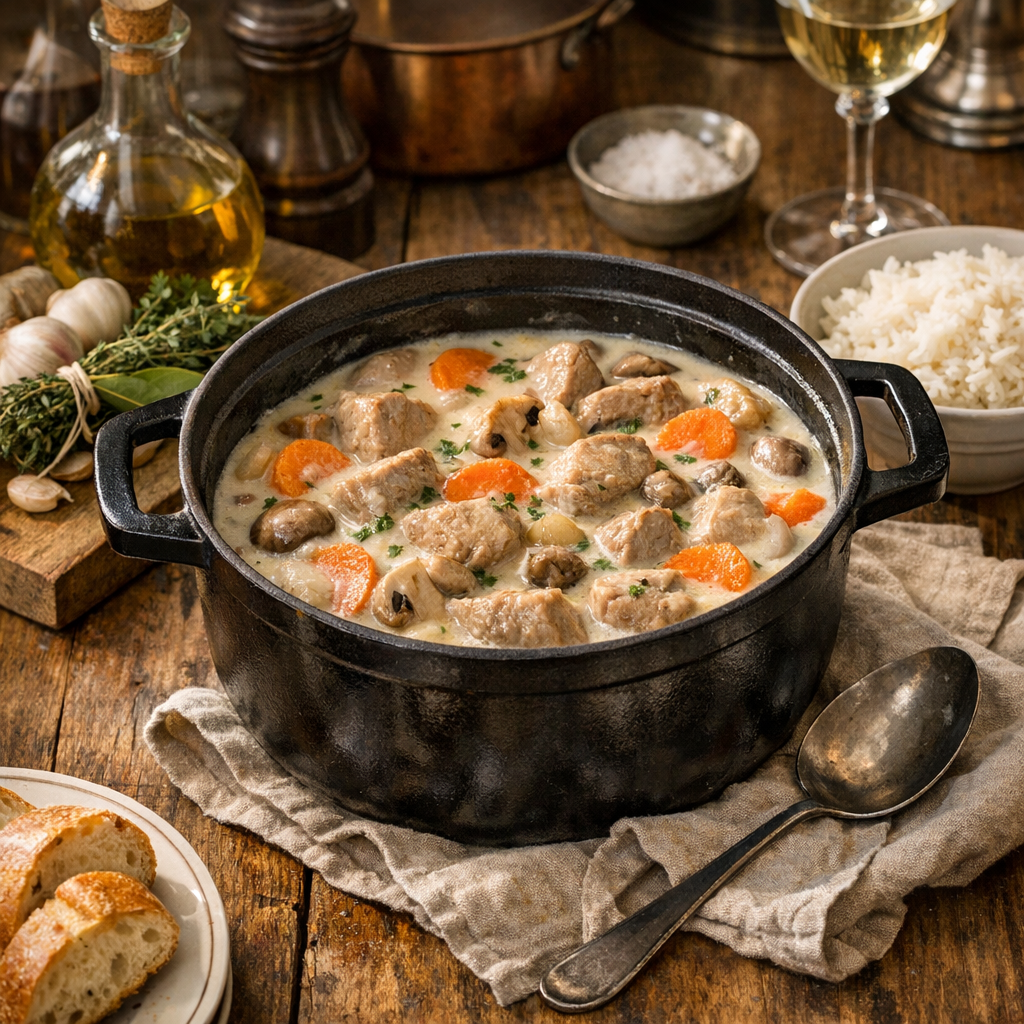 Je vous donne ma recette de la blanquette de veau