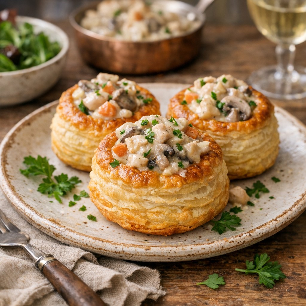 Je vous montre ma recette de bouchée à la reine facile