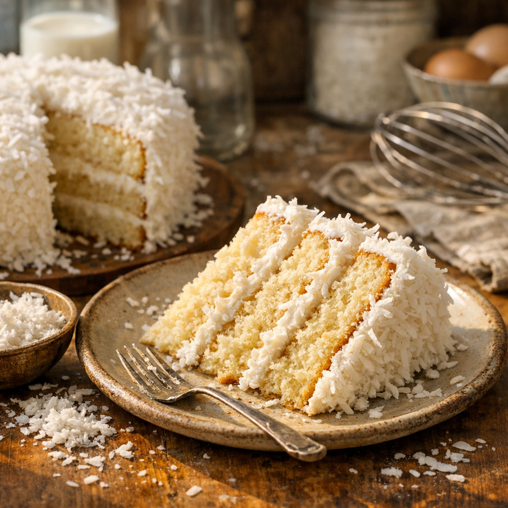 Réussir un Gâteau à la noix de coco selon la texture voulue