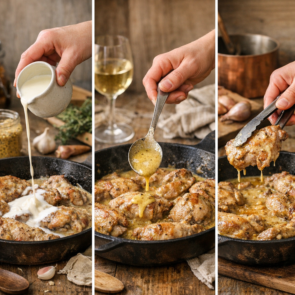 Préparation : comparer les trois gestes qui font basculer la sauce et la tendreté