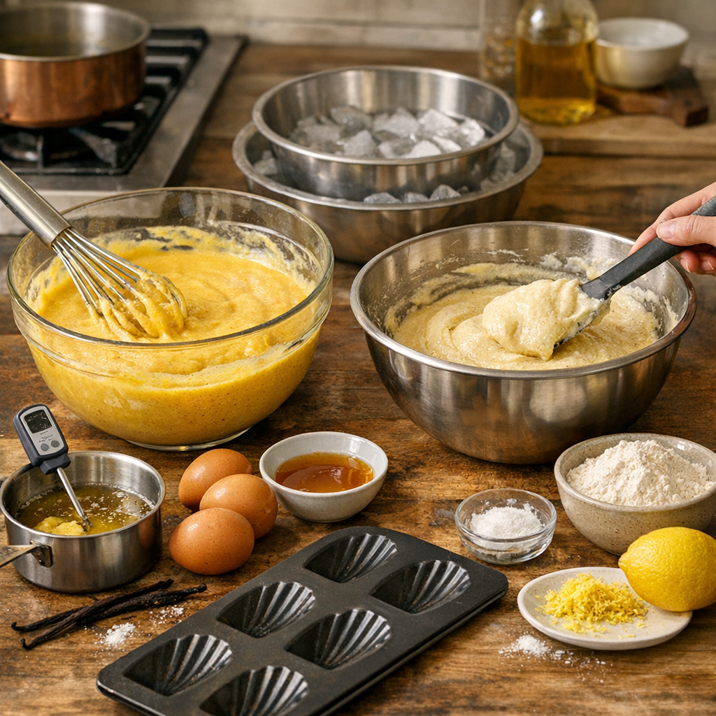 La préparation de la pâte à madeleine parfaite : les variables qui changent vraiment le résultat