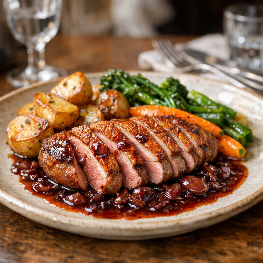 Comment réussir un magret de canard au four avec sa sauce