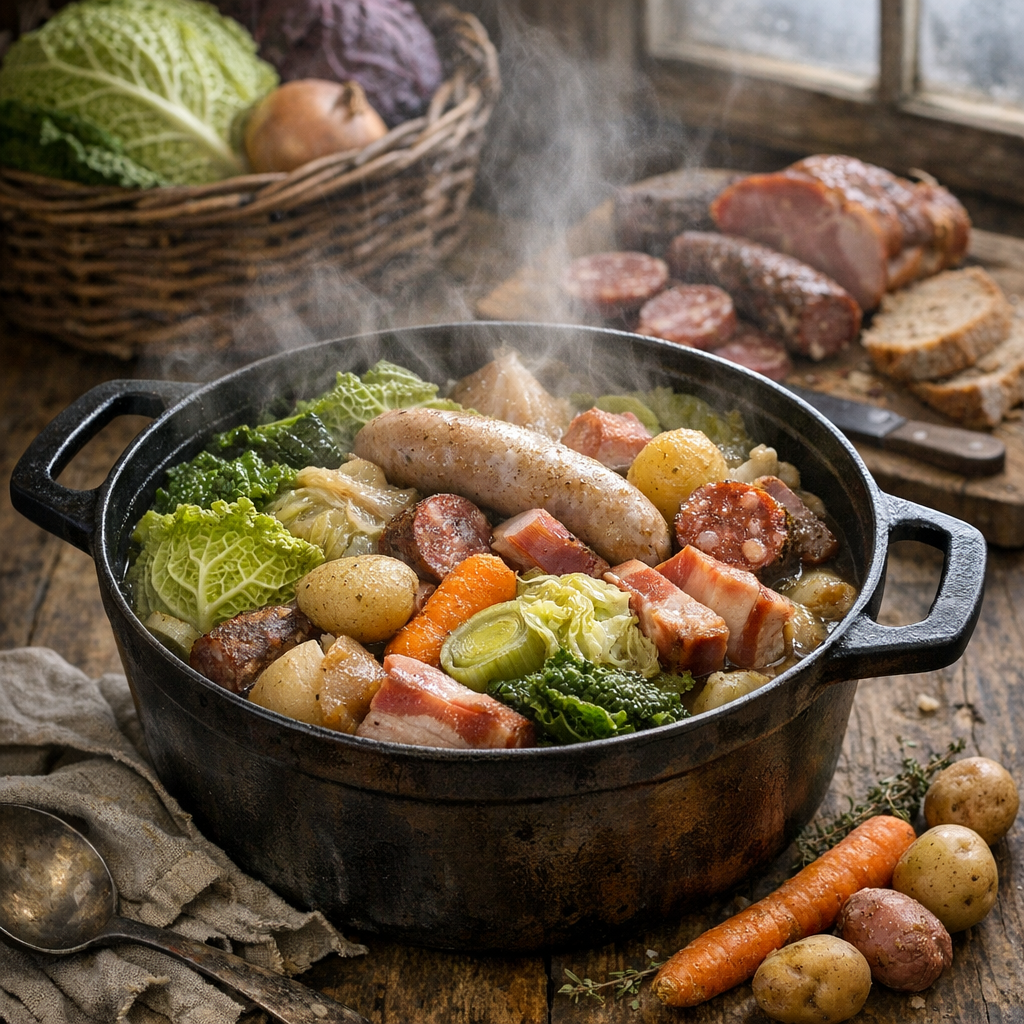 Ma Recette de Potée aux choux tient d’abord à la cuisson
