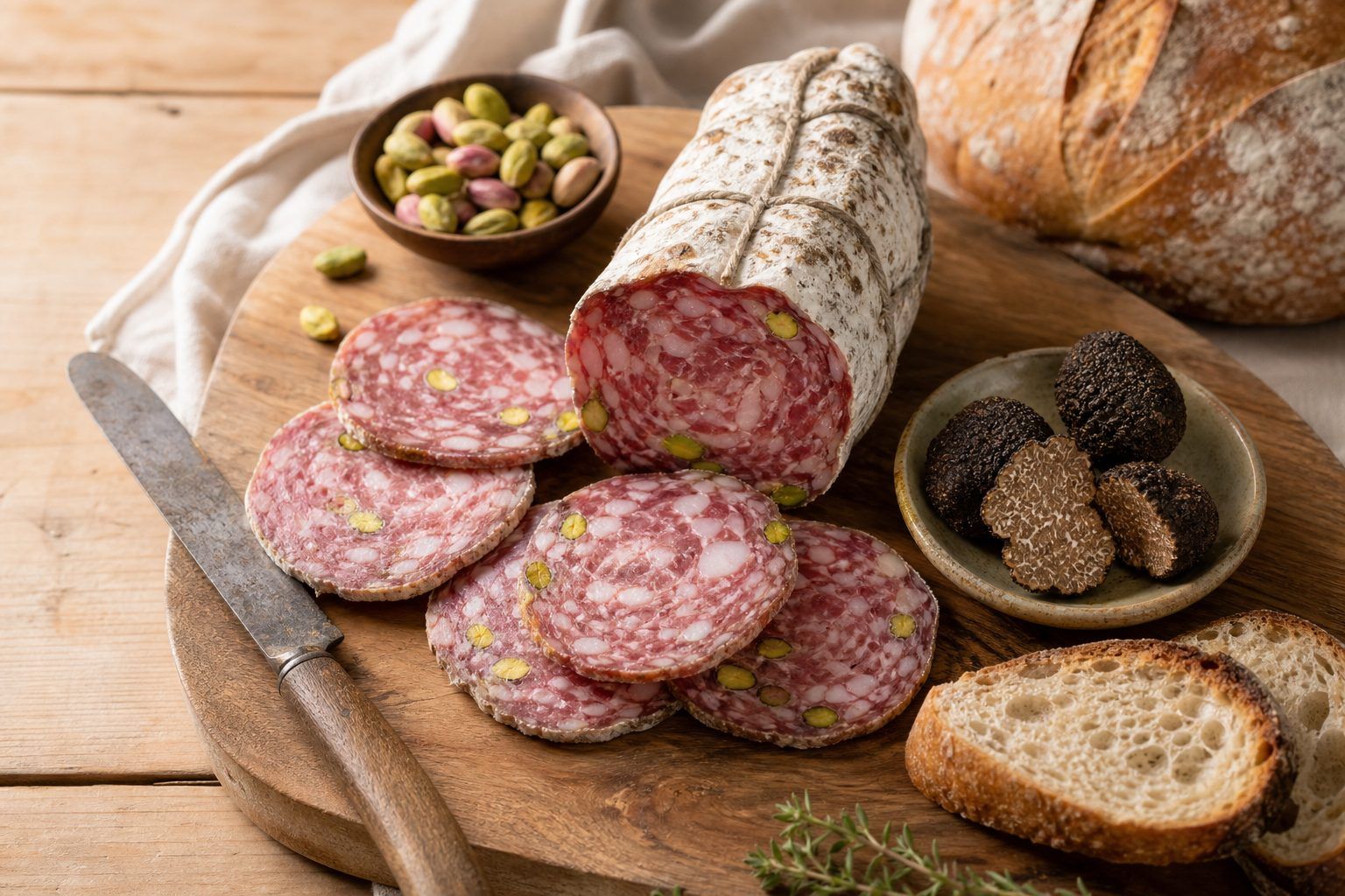 Nature, pistaché ou truffé&nbsp; : adapter la recette au caractère du saucisson lyonnais