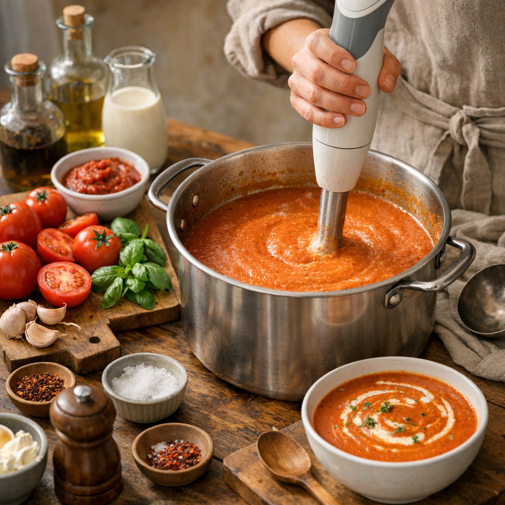 Préparation : la méthode pour une soupe riche, onctueuse et lisible