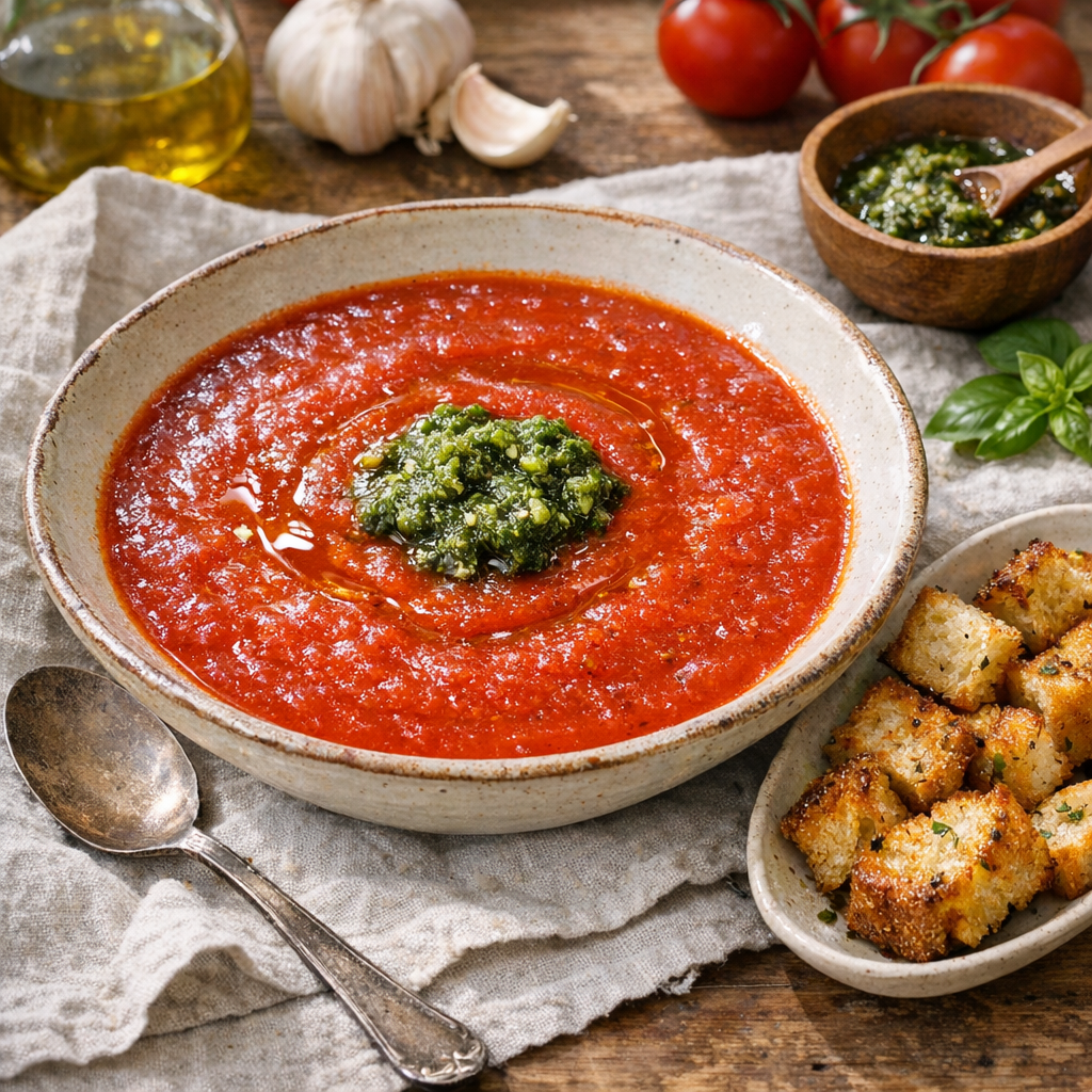 Ma Recette de Soupe à la tomate change selon vos tomates