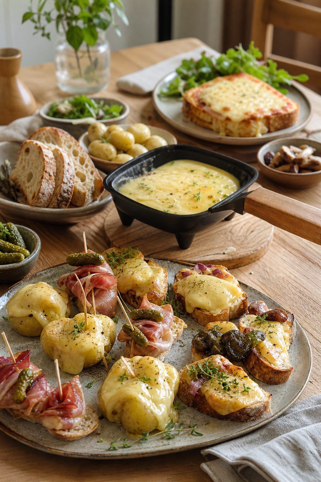 Des recettes à la raclette pour l’apéro, le brunch et le lendemain