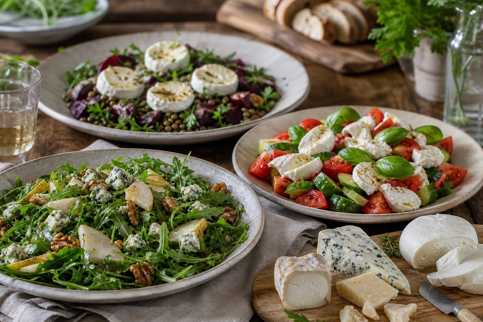 Quel fromage choisir selon la salade servie ?