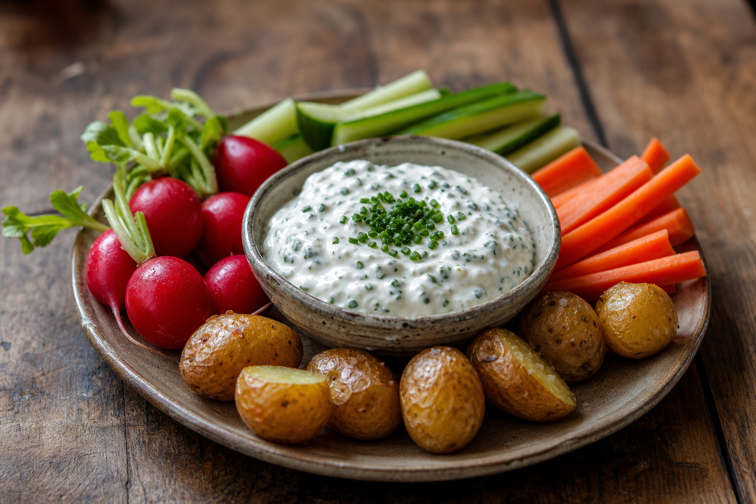 La sauce fromage blanc ciboulette est fraîche et légère