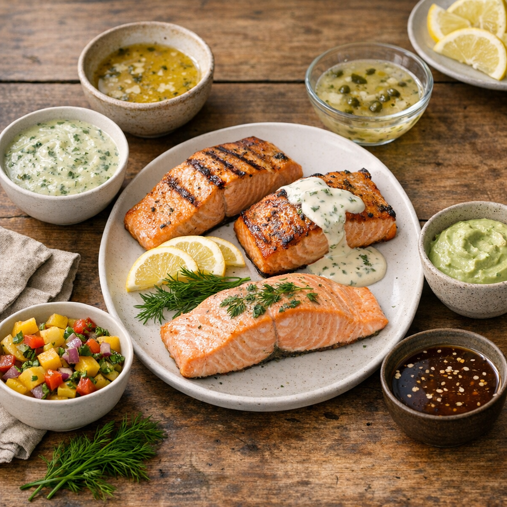 6 idées de sauces pour accompagner le saumon sans l’étouffer