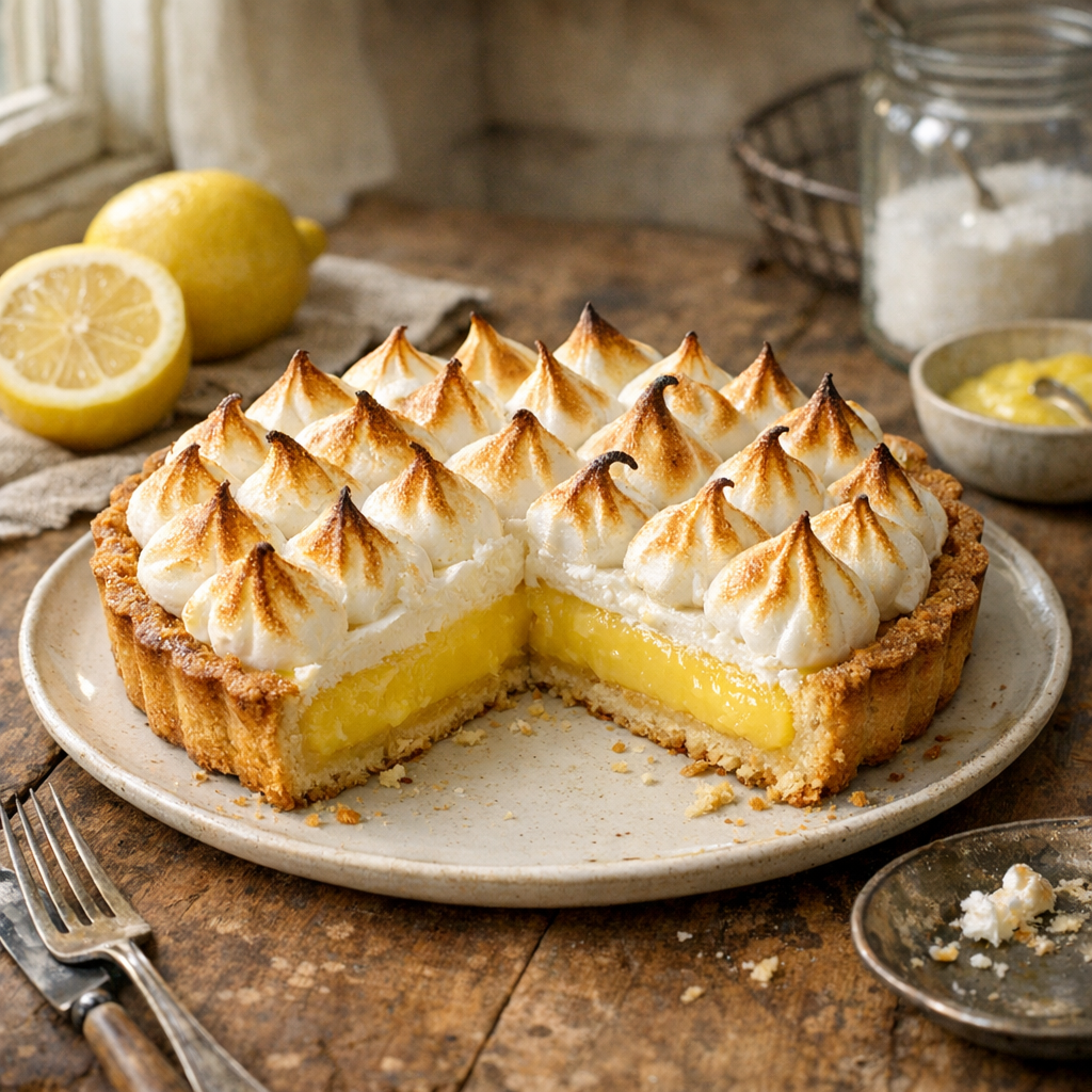 La Tarte Citron Meringuée facile et rapide se réussit en 6 étapes