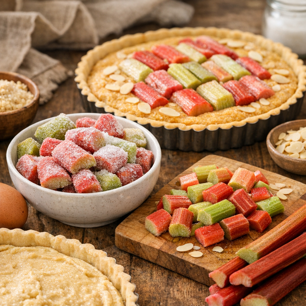 Faut-il décongeler la rhubarbe pour faire une tarte ?
