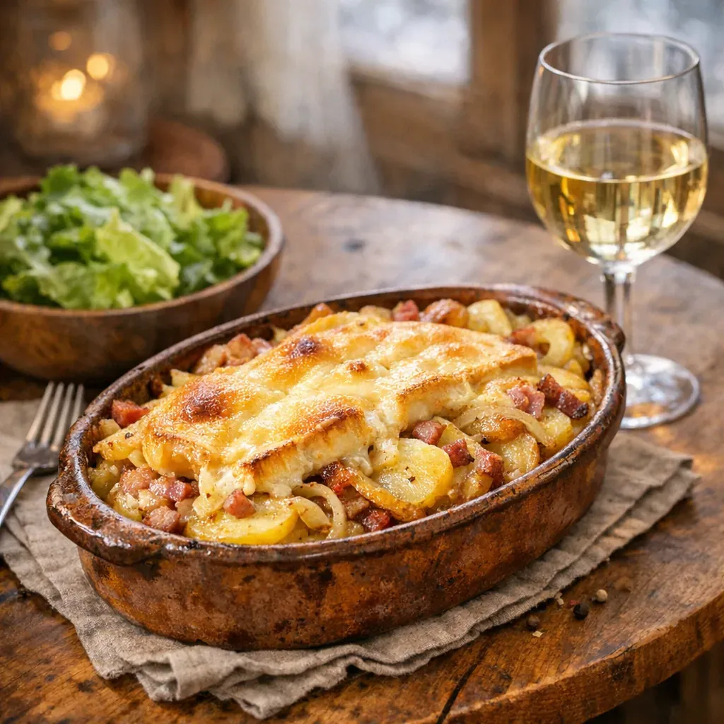Ma tartiflette façon grand-mère reste la plus juste au four
