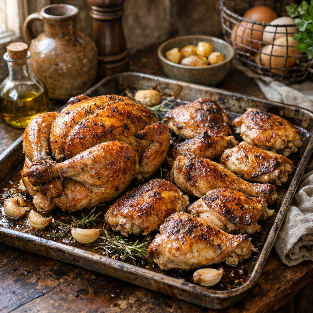 Comment réussir la Cuisson du Poulet au four sans se tromper