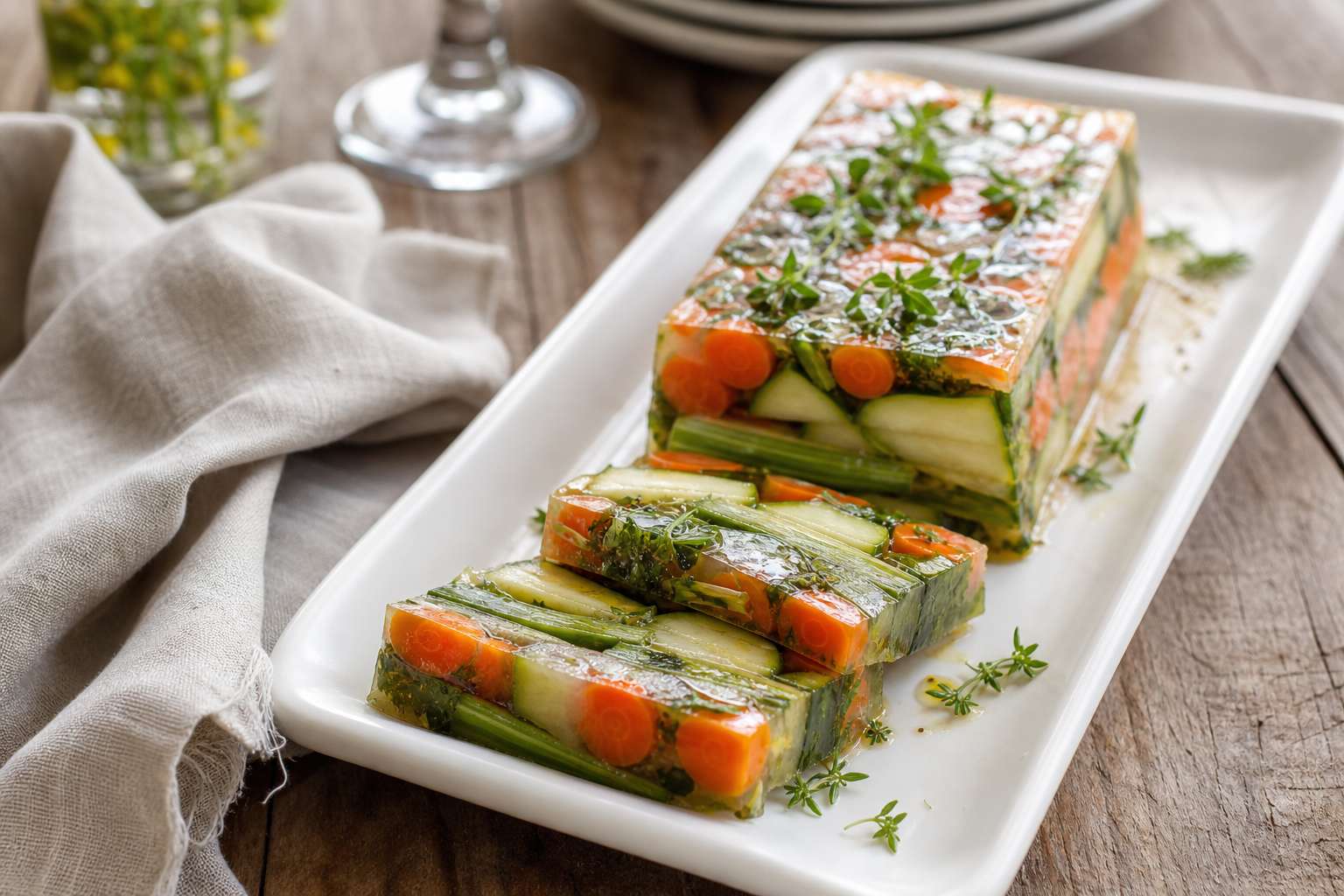 La terrine de légumes pour buffet froid : recette et tenue parfaite