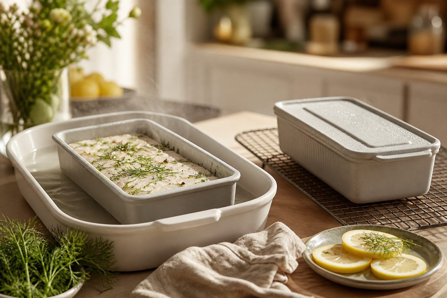 Astuce de cuisson : le bain-marie, puis le froid sans précipitation