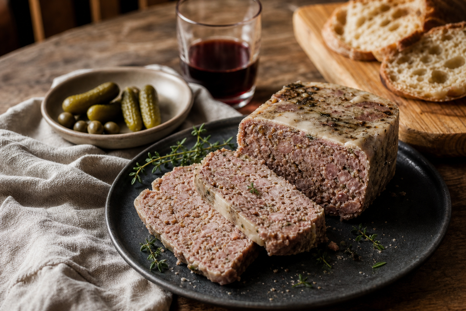 La terrine de sanglier façon grand chef se joue à l’équilibre