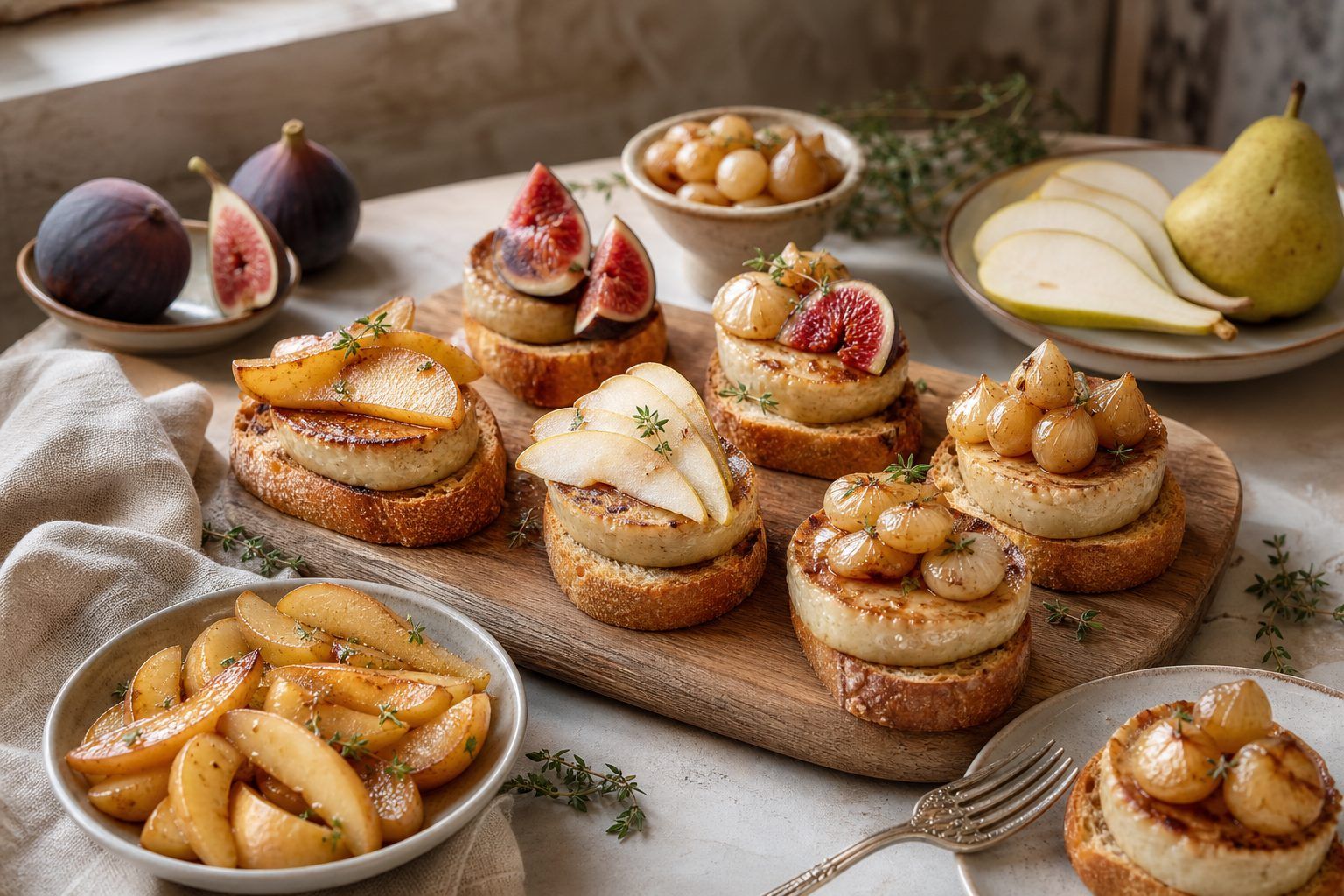 Pommes, figues, poires ou oignons : choisir la bonne garniture